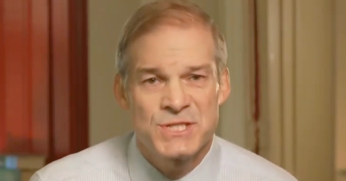 Jim Jordan Backs Himself Into Corner Struggling To Defend Trump On Tape ...