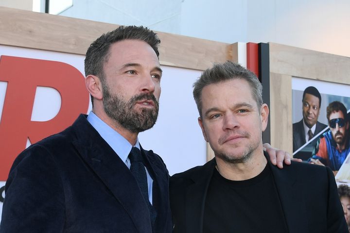 Ben Affleck and Matt Damon at the premiere of Air in March