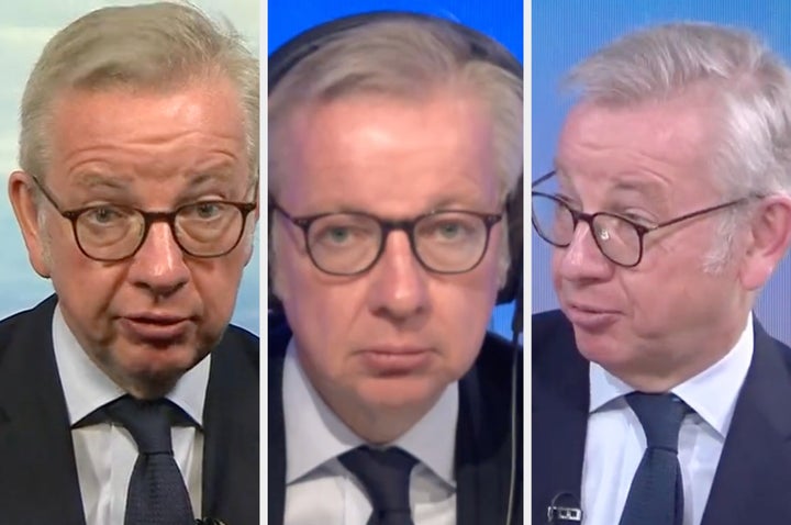 Michael Gove spoke to the media about the headlines around Boris Johnson on Monday