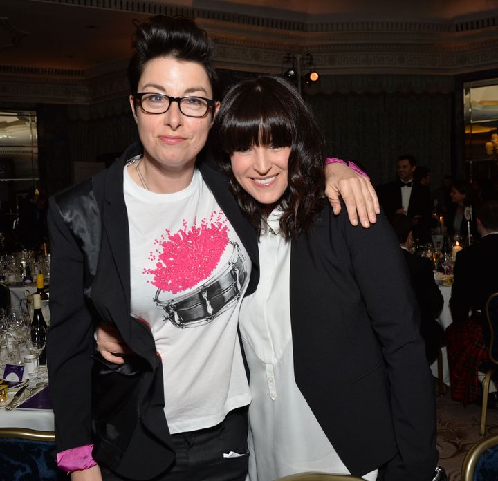 Sue Perkins and Anna Richardson previously dated for around seven years