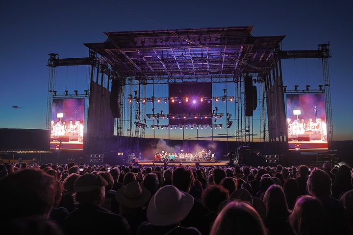 The Gorge Amphitheatre was packed for Joni's return to live performance