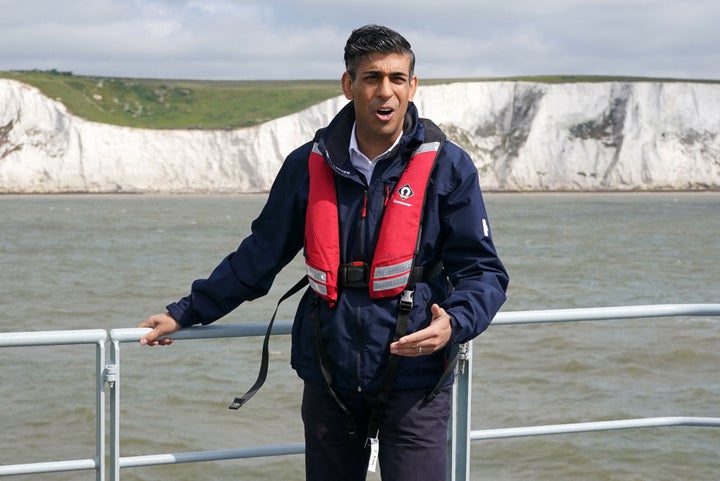 Rishi Sunak was in Dover week to claim his plan to stop the boats was working.