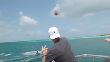 Tom Brady Throws An Absolute Missile At A Drone While On A $300 Million Yacht