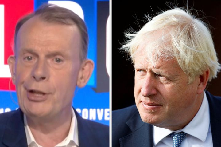 Andrew Marr took aim at the former prime minister on his LBC show.