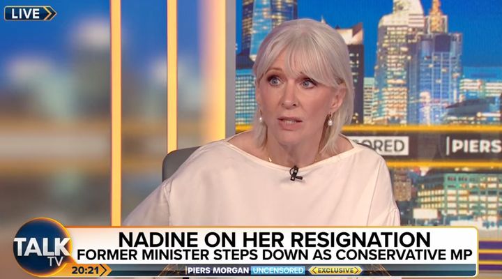 Nadine Dorries on TalkTV.