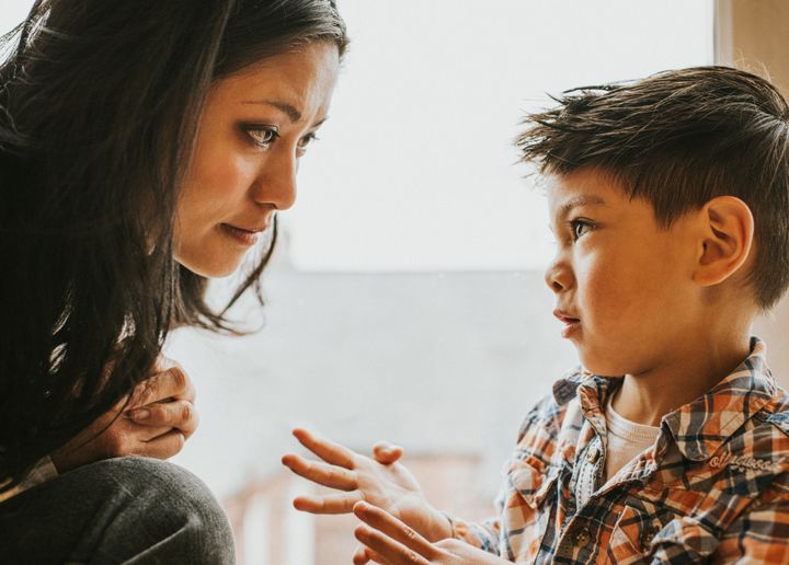 Telling a kid to "use their words" is "an unfair request," clinical psychologist Martha Deiros Collado said.