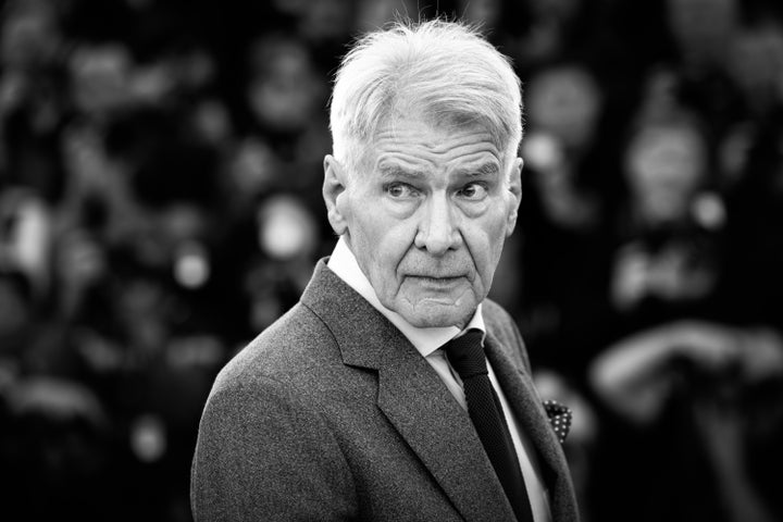 Harrison Ford attends the "Indiana Jones And The Dial Of Destiny" photo call at the 76th annual Cannes film festival on May 19, 2023, in Cannes, France.