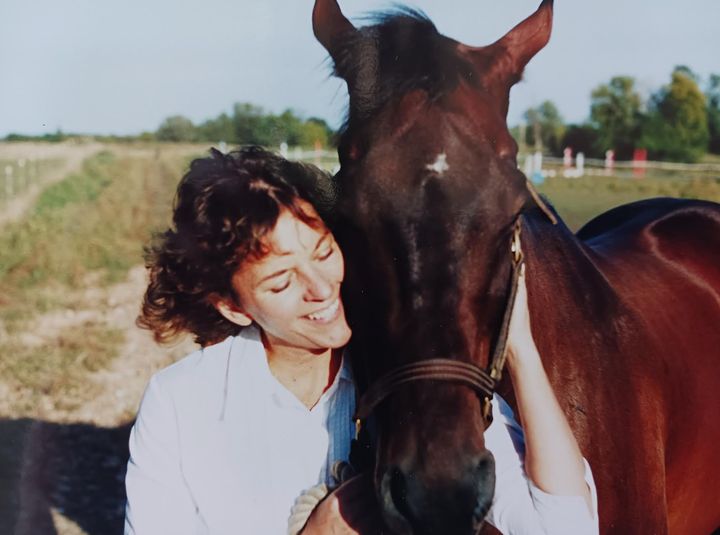 “I was an awkward girl who had trouble forming bonds with classmates,” the author writes. “So, I escaped to a local riding stable where I forged friendships with horses. I remain enamored of them.”