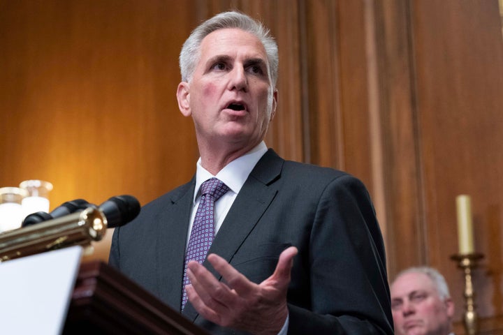 House Speaker Kevin McCarthy (R-Calif.) said spending, not revenues, were the cause of budget deficits, even as a House panel was set to approve a raft of tax breaks that deficit hawks worry could add a trillion to the budget deficit through 2033 if made permanent.