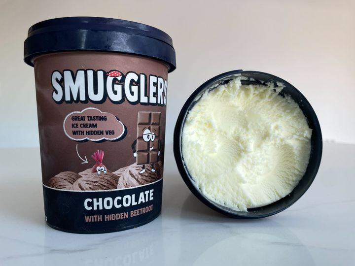 Smugglers ice cream has hidden veg in it.