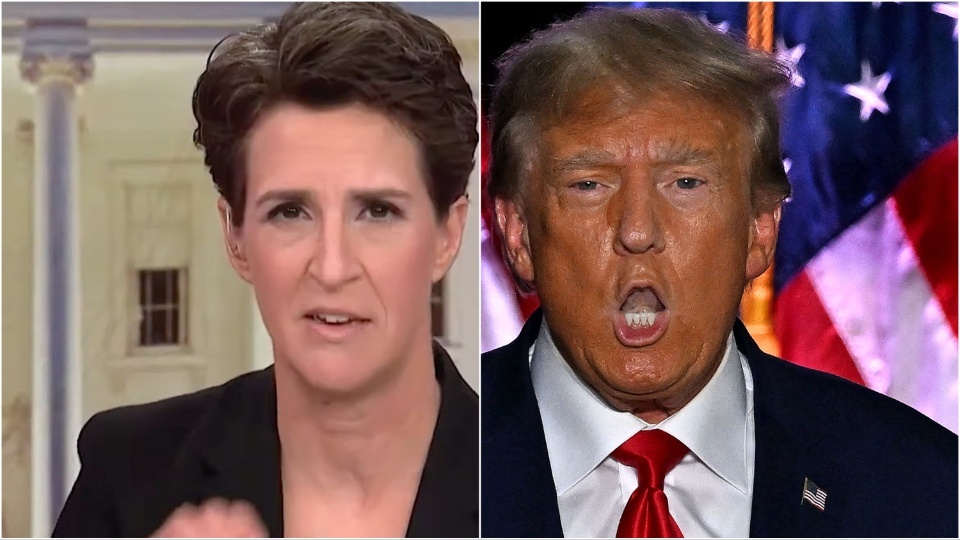 Rachel Maddow Reveals Trump's 'Embarrassing' Indictment Moment ...