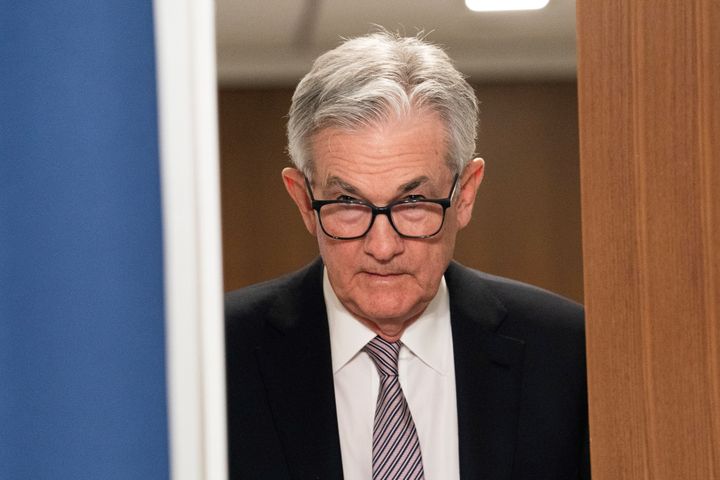 U.S. Federal Reserve Chair Jerome Powell attends a press conference in Washington, D.C., on May 3, 2023. 