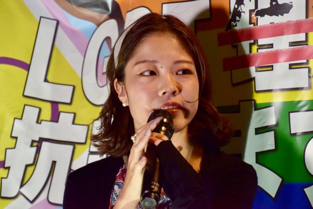 「LGBT理解増進法案」について思いを訴える福田和子さん