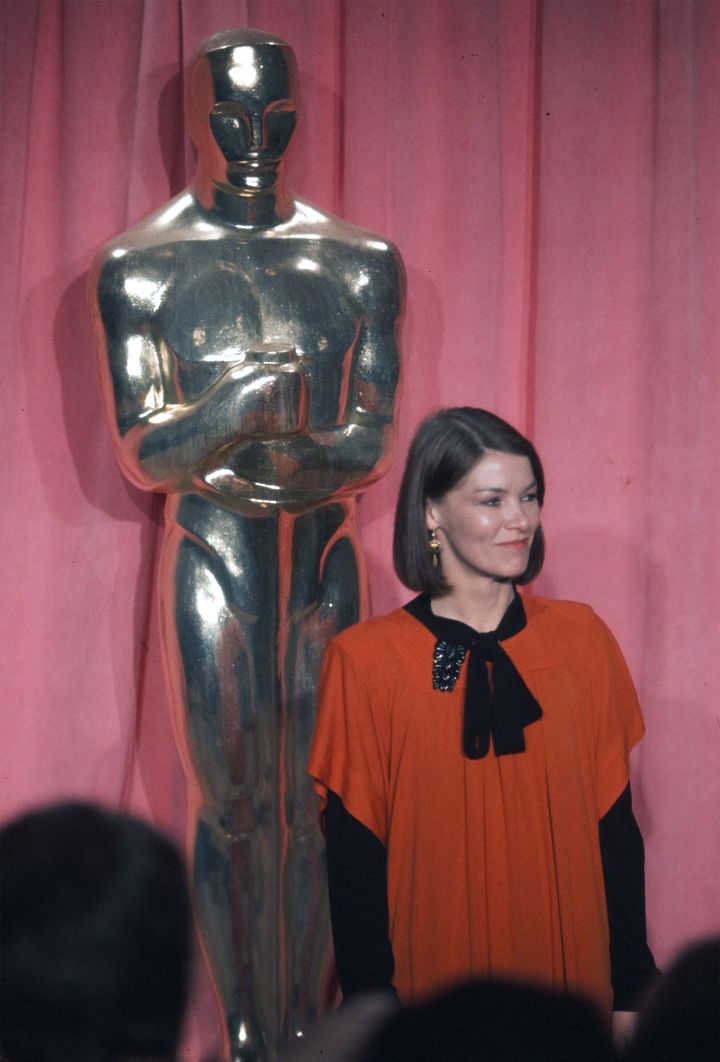 Glenda Jackson at the Oscars in 1975