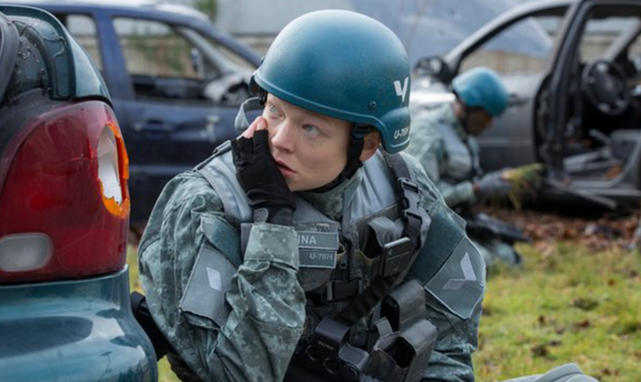 Sarah Snook in Men Against Fire