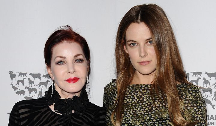 Priscilla Presley and Riley Keough attend an event for the Humane Society in 2016.