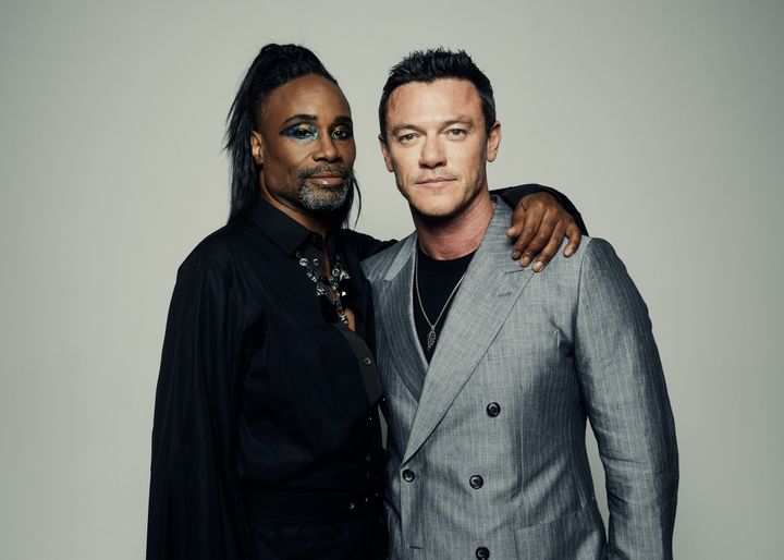 Billy Porter (left) and Luke Evans star in the new drama "Our Son," which debuted at the 2023 Tribeca Film Festival. 