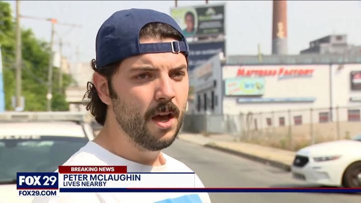 Peter McLaughlin being the most Philly man ever on the local news.
