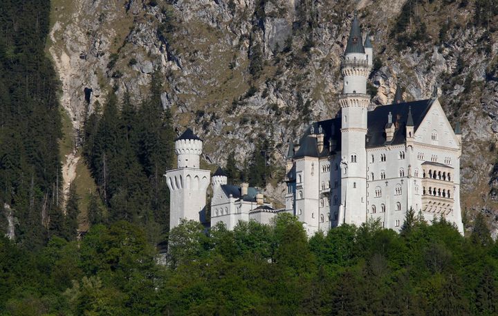  Castle Neuschwanstein, a 19th century creation by Bavaria's fairy tale king Ludwig II and world renowned tourist attraction, is pictured in Hohenschwangau near Fuessen, southern Germany, on May 9, 2011. 
