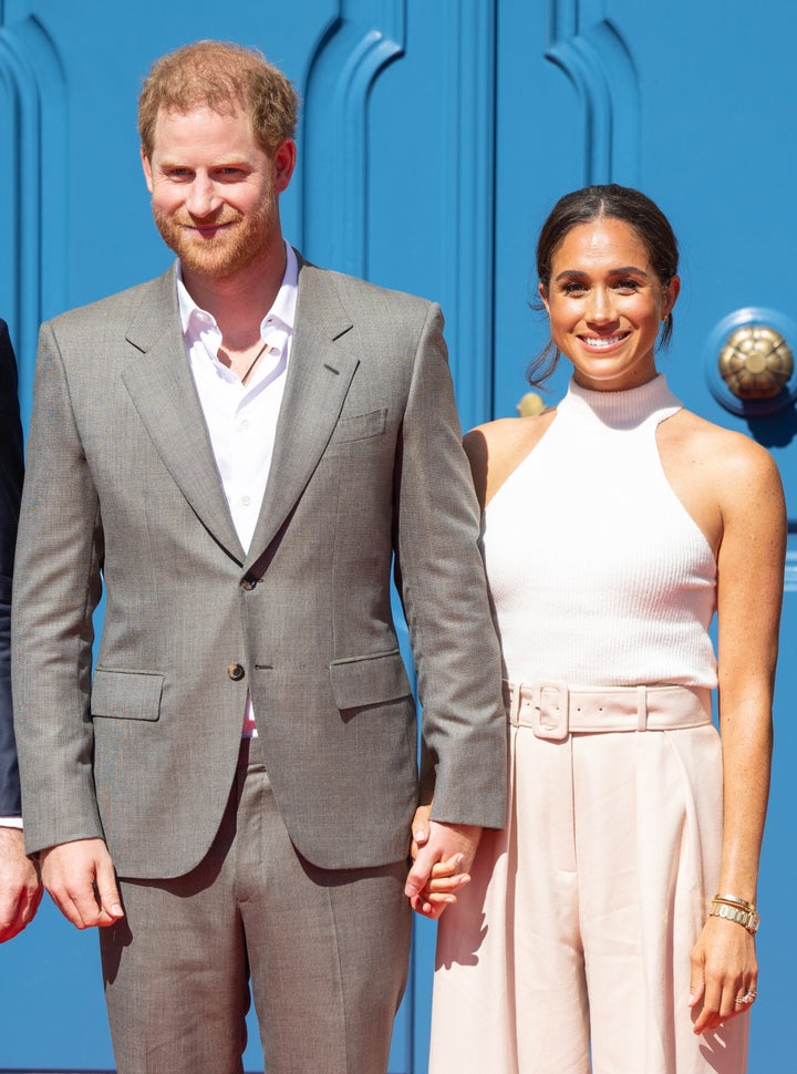 Harry and Meghan at the Invictus Games last year