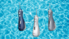 This Travel-Friendly Water Flosser Is 30% Off Right Now