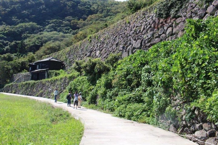 祝島にある「平さんの石積棚田」