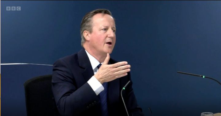 Cameron defended his government's attempts to prepare for a pandemic