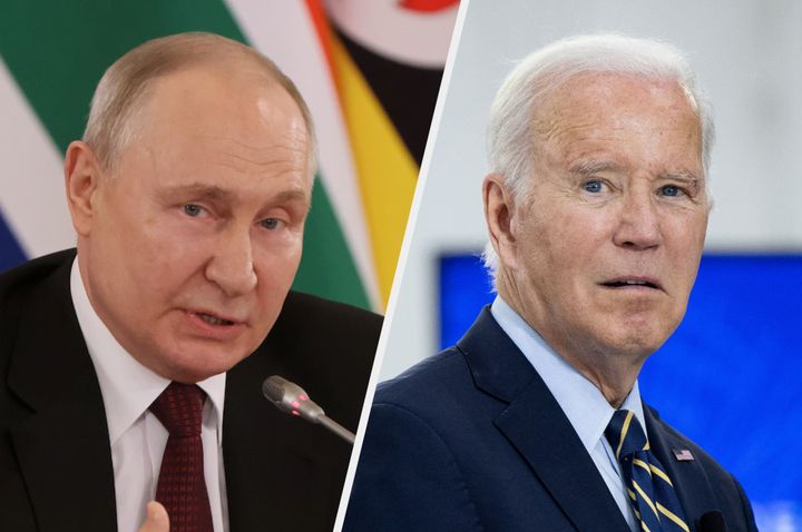 Joe Biden (R) issued a stern warning about Vladimir Putin's threats with tactical nuclear weapons