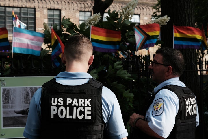 For the third time in just over a week, Pride flags have been vandalized outside the Stonewall National Monument in New York. 