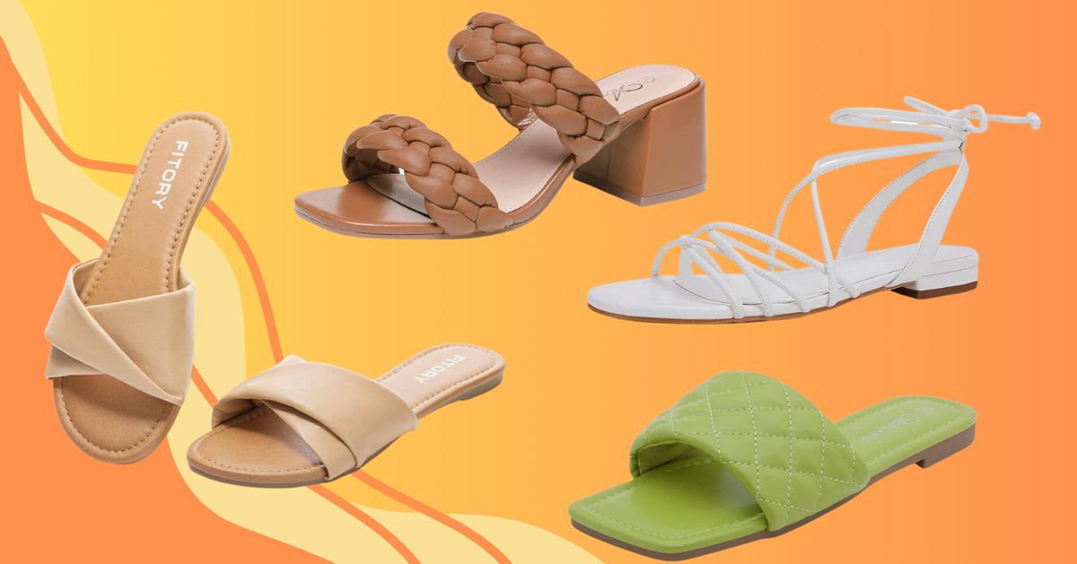 Chic Braided Strap Square Toe Unique High Heel Sandals - Green – Trendy &  Unique