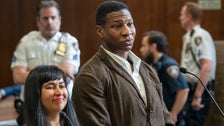 Jonathan Majors Appears In Court With Girlfriend Meagan Good Ahead Of Assault Trial