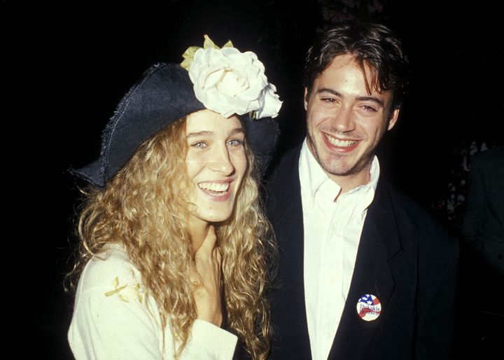 Sarah Jessica Parker and Robert Downey, Jr. in1988.