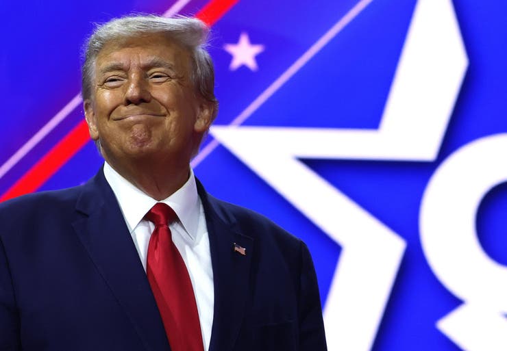 Former President Donald Trump at the Conservative Political Action Conference on March 4 in National Harbor, Maryland.