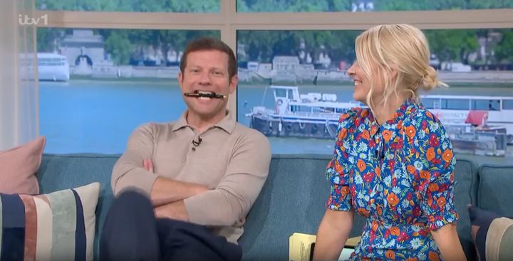 Dermot seemed rather uncomfortable during the conversation with Gino