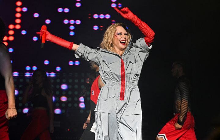 Kylie Minogue performing at KTUphoria over the weekend