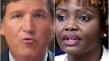 Tucker Carlson Launches Vicious Attack On Karine Jean-Pierre Out Of The Blue