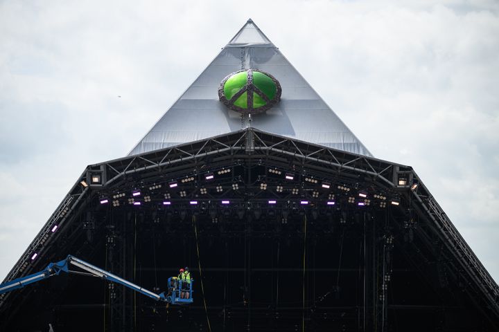 Glastonbury's iconic Pyramid stage