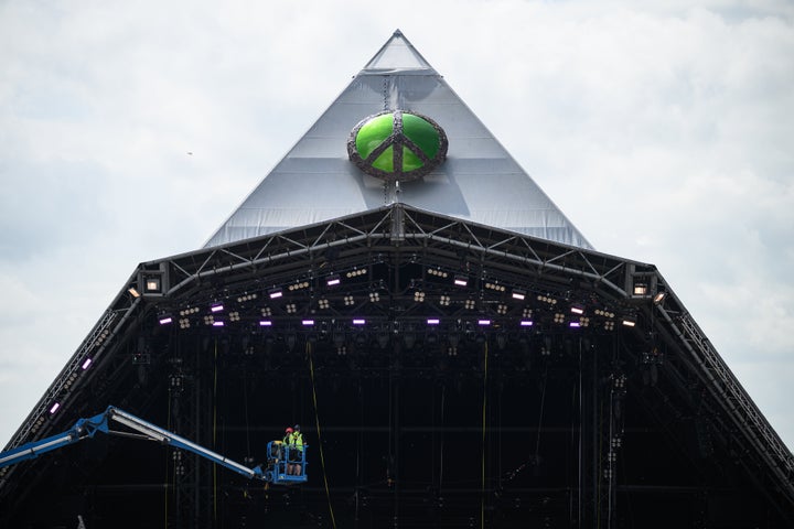 Glastonbury's iconic Pyramid stage