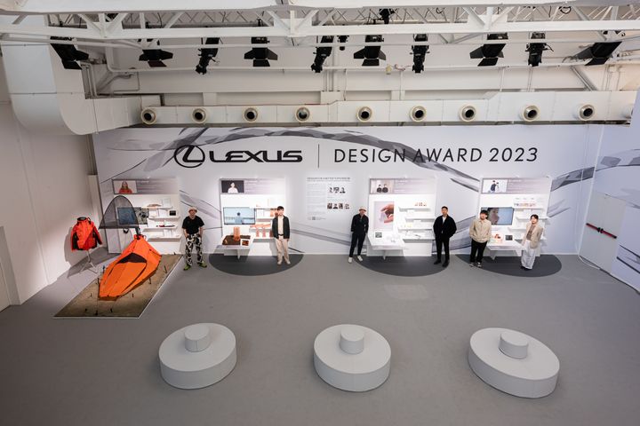 「LEXUS DESIGN AWARD 2023」の受賞作品は、ミラノ・デザインウィークで展示された
