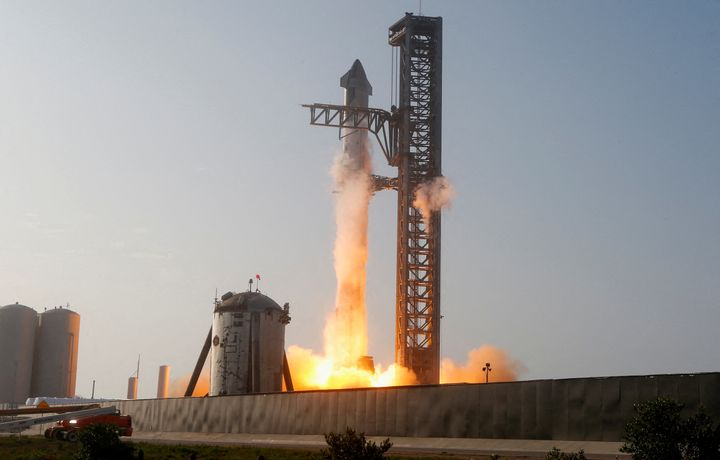 Δοκιμαστική εκτόξευση του του πυραύλου Starship, της SpaceX του Ελον Μασκ - Τέξας, ΗΠΑ (21 Απριλίου 2023)
