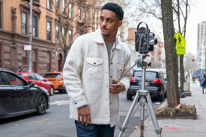 In "The Perfect Find," Keith Powers plays the boss's off-limits son Eric, a charming, sarcastic 25-year-old with dreams of becoming a filmmaker.