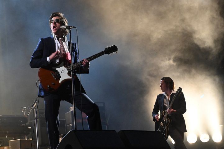Arctic Monkeys performing in Hong Kong earlier this year
