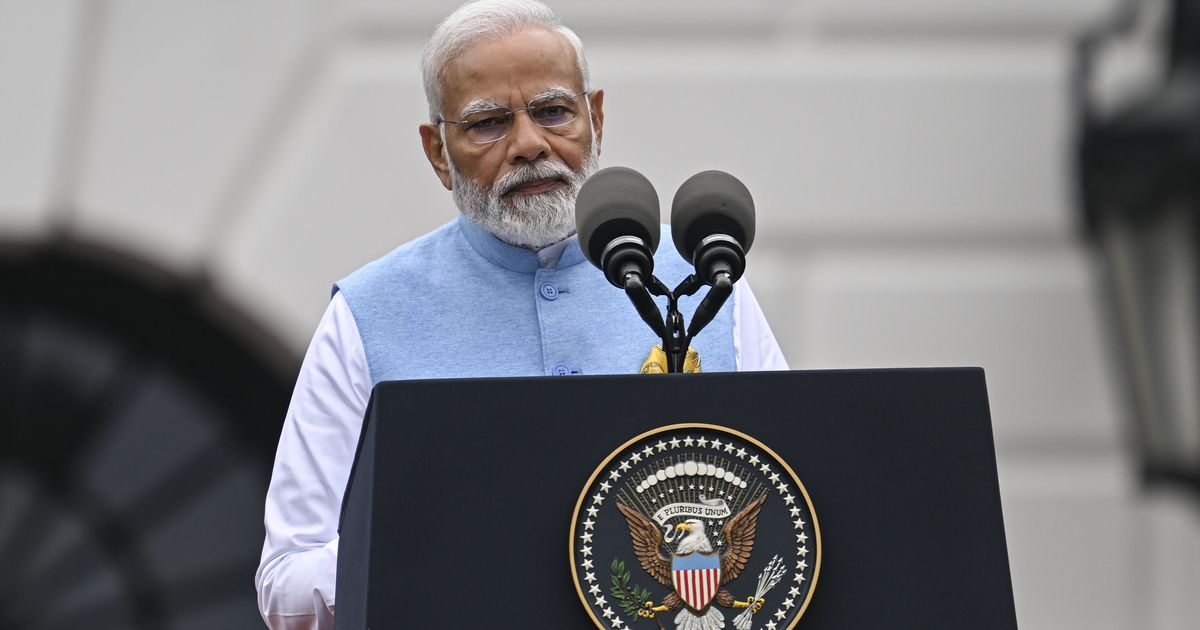 Modi Responds To Human Rights Criticism In Press Conference