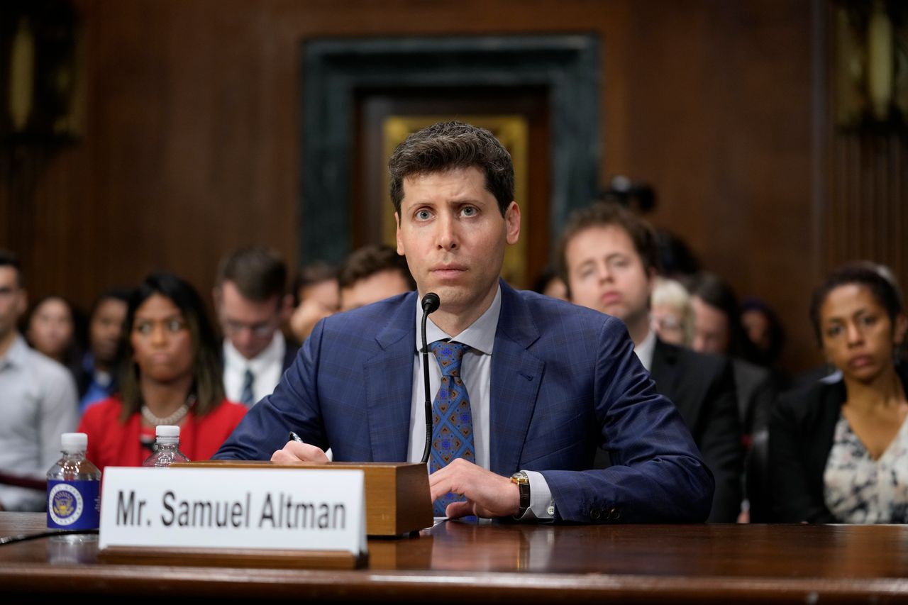 OpenAI CEO Sam Altman attends a hearing about artificial intelligence held by the Senate Judiciary Subcommittee on Privacy, Technology and the Law on May 16, 2023. 