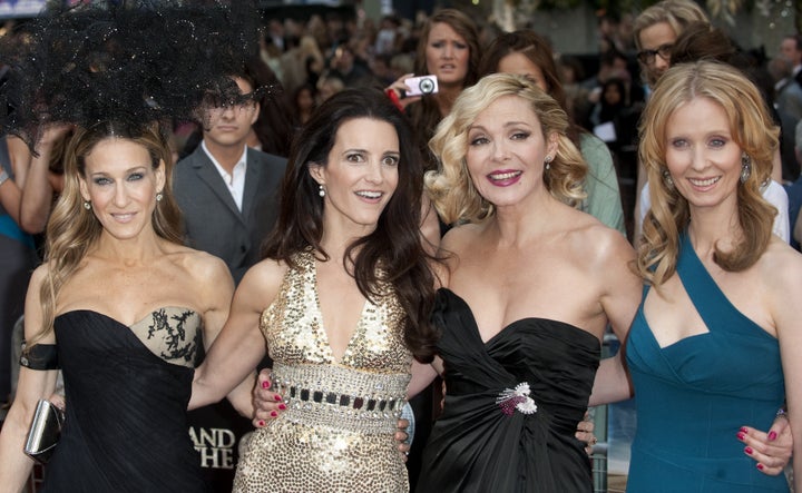 The foursome pictured at the Sex And The City 2 premiere