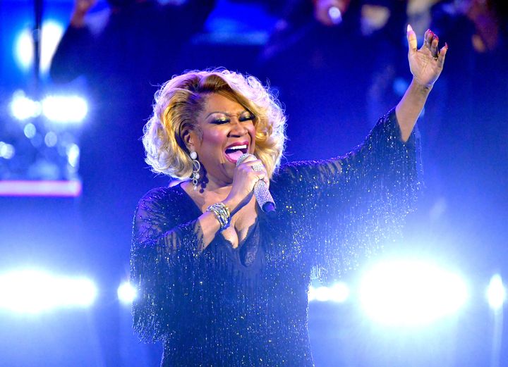Patti LaBelle performs a Tina Turner tribute during the BET Awards 2023 on June 25.
