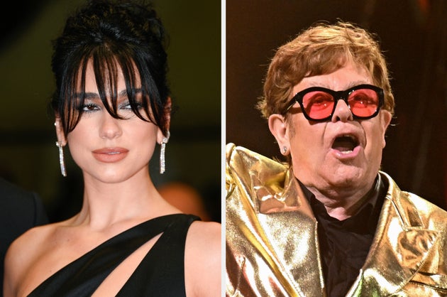 Dua Lipa and Elton John