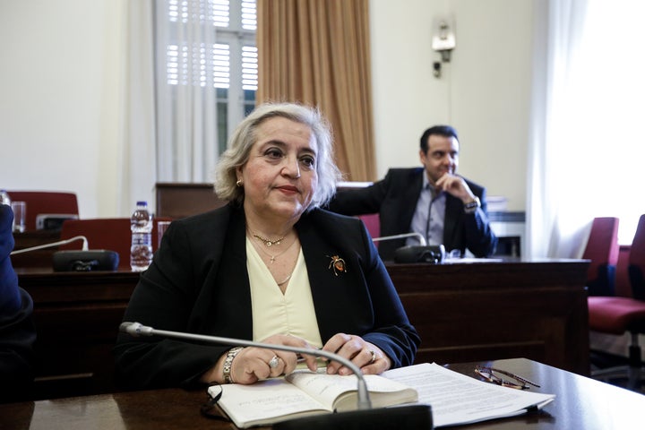 Ακρόαση, από τα μέλη της Επιτροπής Εθνικής Άμυνας και Εξωτερικών Υποθέσεων της Βουλής, της Πρέσβεως, Αλεξάνδρας Παπαδοπούλου, που τοποθετείται στην Ουάσιγκτον των Ηνωμένων Πολιτειών της Αμερικής, την Τετάρτη 15 Ιανουαρίου 2020. (EUROKINISSI/ΓΙΩΡΓΟΣ ΚΟΝΤΑΡΙΝΗΣ)