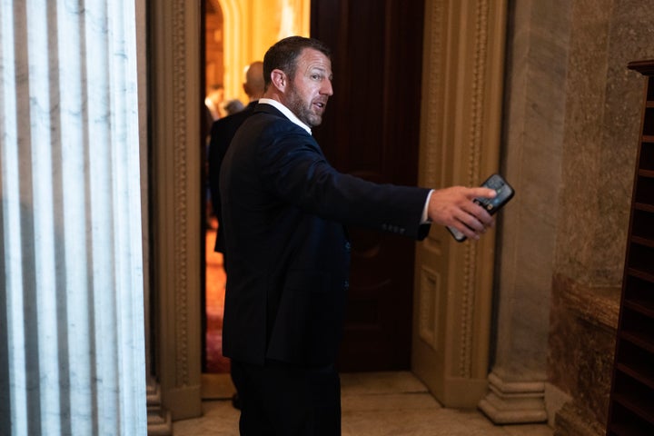Sen. Markwayne Mullin (above) suggested he and a labor union president set a date and location for a mixed martial arts showdown ― “for charity.”