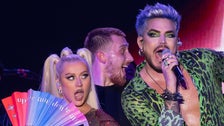 Adam Lambert Slays Stage With Christina Aguilera During Surprise Pride Performance